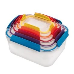 Nest Lock Airtight Box - / Stackable Set Of 5 - Various Sizes - Joseph Joseph