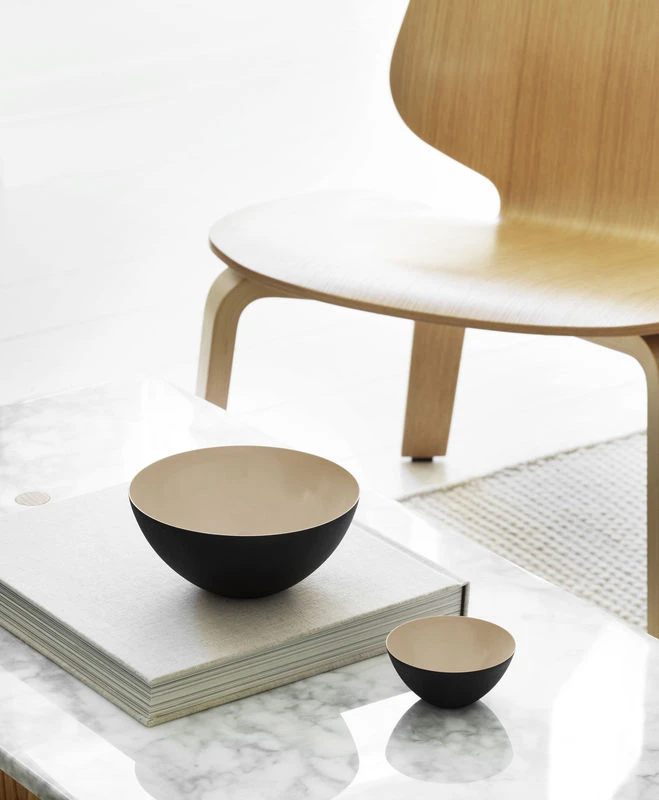 Krenit Bowl - / Ø 16 X H 7.1 Cm - Steel - Normann Copenhagen - Image 2