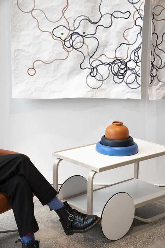 Omar 01 Bowl - / Small - Ø 23.5 X H 9.5 Cm / Handmade - Raawii - Image 4