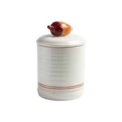 Autumn Large Box - / Ø 12 X H 18.5 Cm - Porcelain - & Klevering