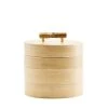 Bamboo Box - / Ø 12 X H 10 Cm - House Doctor