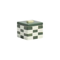 Carré Small Box - / 8 X 8 X H 7 Cm - Sandstone - & Klevering