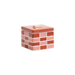 Carré Small Box - / 8 X 8 X H 7 Cm - Sandstone - & Klevering