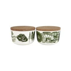 Elokuun Varjot Box - / Set Of 2 - Sandstone And Cork - Marimekko