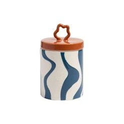 Liquid Box - / Ø 10.5 X H 18 Cm - Ceramic - & Klevering