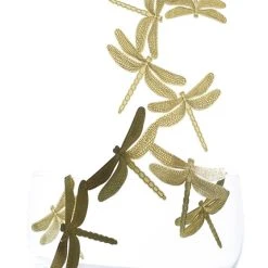 Frutteti Libellules Centrepiece - / Crystal & Brass - Ø 21 Cm - Opinion Ciatti
