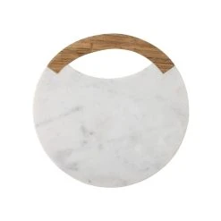 Daniela Chopping Board - / Marble & Wood - Ø 30 Cm - Bloomingville