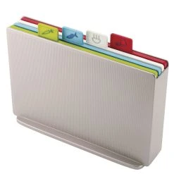 Index Medium Chopping Board - / Set Of 4 + Stand - 20 X 30 Cm - Joseph Joseph