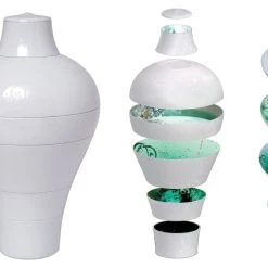 Ming Dinner Service - Set Of 6 Stackable Pieces - Ibride