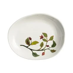 Autumn Large Dish - / 31.5 X 25.5 Cm - Porcelain - & Klevering