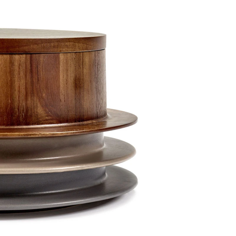 Valerie_objects Dishes To Dishes - Acacia Dish - / Ø 35 X H 10 Cm - Valerie Objects - Image 3