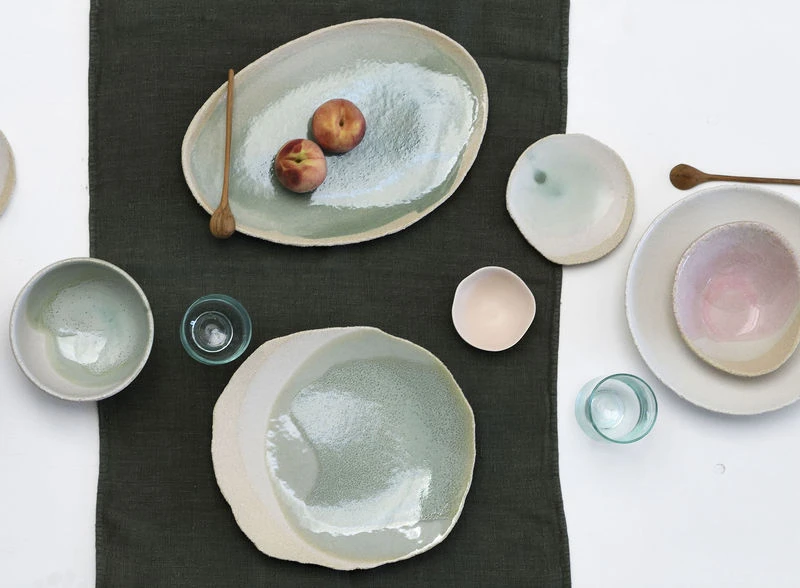 Wabi Dish - / Oval - 25 X 36 Cm - Handmade Stoneware - Jars Céramistes - Image 3