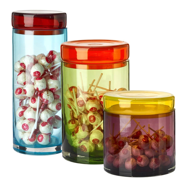 Large Jar - / Set Of 3 - Hand-blown Glass - Pols Potten - Image 3