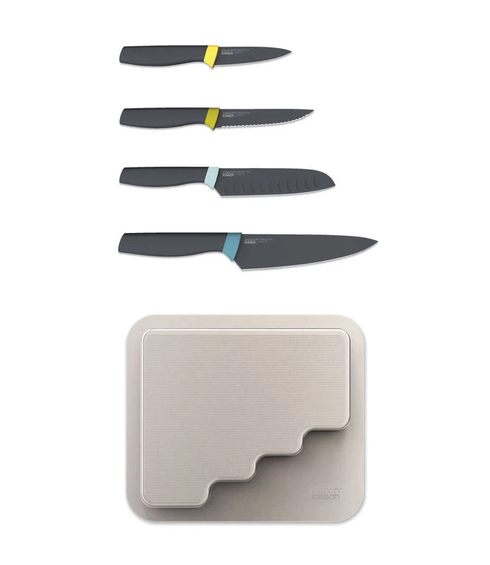 DoorStore Kitchen Knife - / 4-Knife Set + Adhesive Stand - Joseph Joseph - Image 3