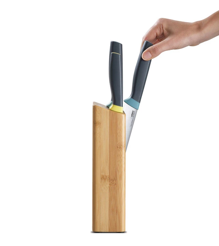 Elevate Kitchen Knife - / Set Of 5 Knives + Bamboo Stand - Joseph Joseph - Image 2