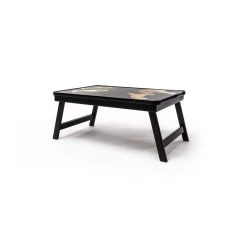 Toiletpaper - Lipsticks Black Lunch Tray - / Folding Legs - 56 X 38 Cm / MDF - Seletti