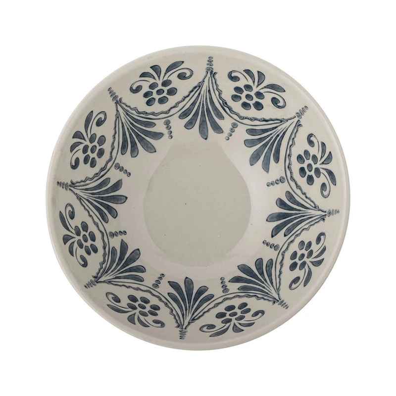 Heikki Salad Bowl - / Ø 26.5 X H 11 Cm - Sandstone - Bloomingville - Image 2