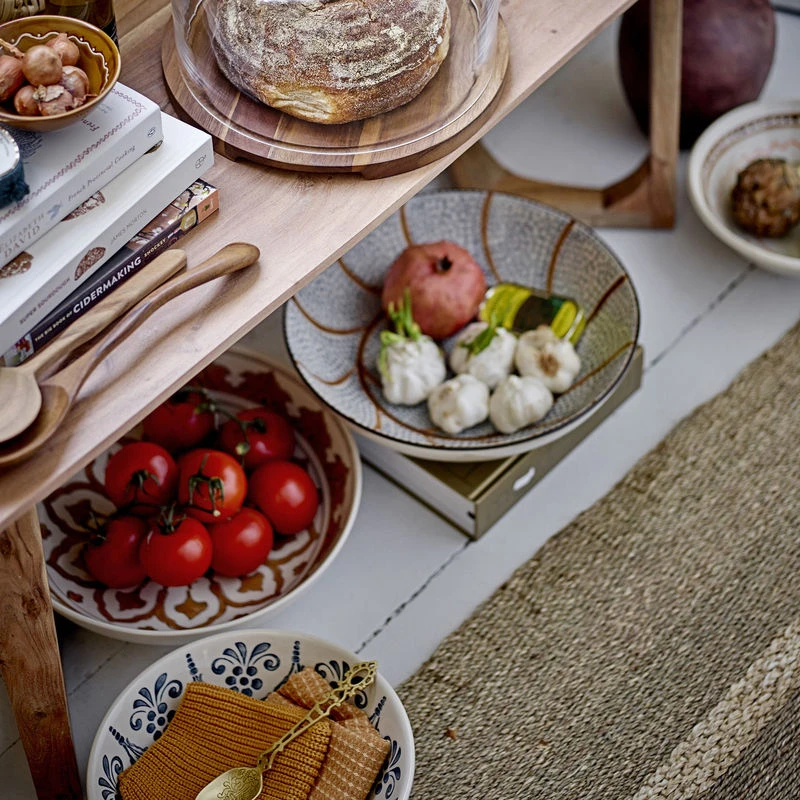 Heikki Salad Bowl - / Ø 26.5 X H 11 Cm - Sandstone - Bloomingville - Image 4