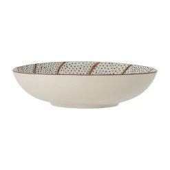 Heikki Salad Bowl - / Ø 32 X H 9 Cm - Sandstone - Bloomingville