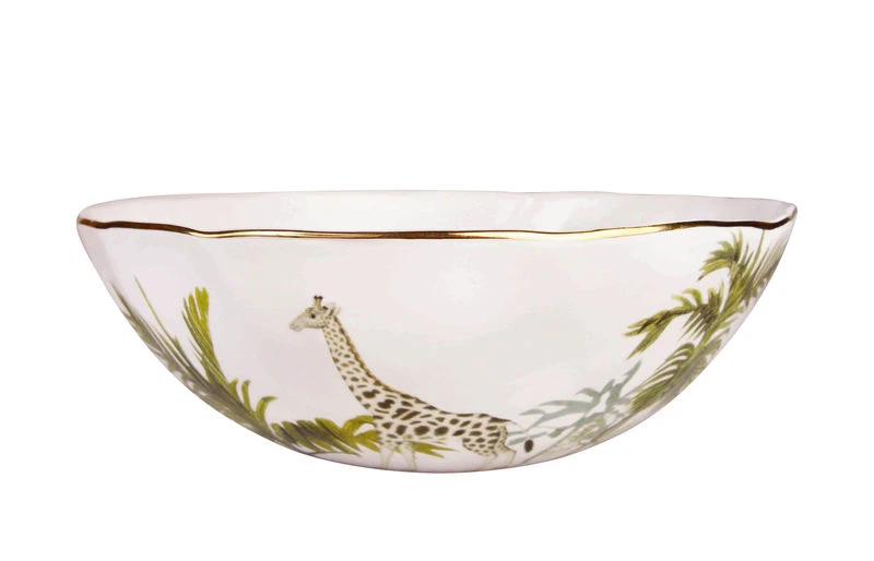 Jungle Salad Bowl - / Porcelain - & Klevering