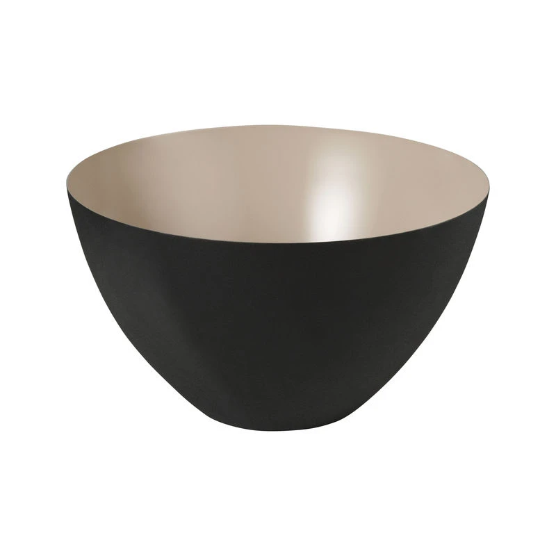 Krenit Salad Bowl - / Ø 25 X H 14 Cm - Steel - Normann Copenhagen