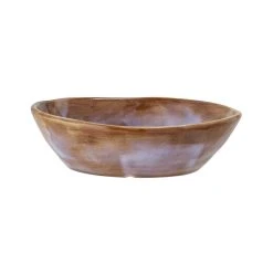 Lotus Salad Bowl - / Ø 19 X H 5.5 Cm - Sandstone - Bloomingville