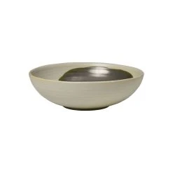 Omhu Salad Bowl - / Ø 28 X H 9 Cm - Sandstone - Ferm Living