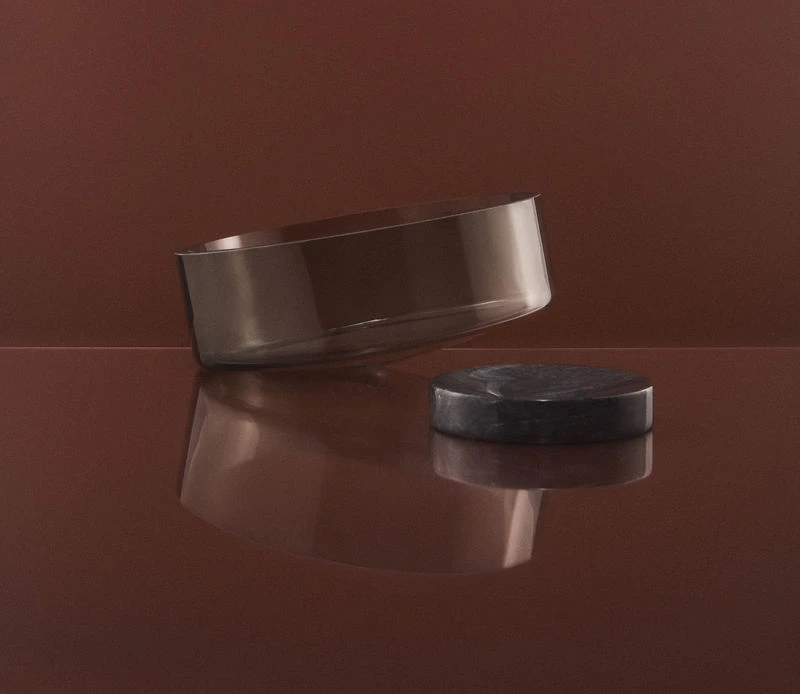 Volvi Salad Bowl - Marble Base - Ø 25 Cm - AYTM - Image 3