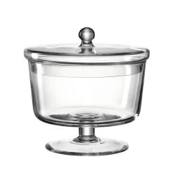 Poesia Sweet Box - / Ø 18 X H 18 Cm - Glass - Leonardo