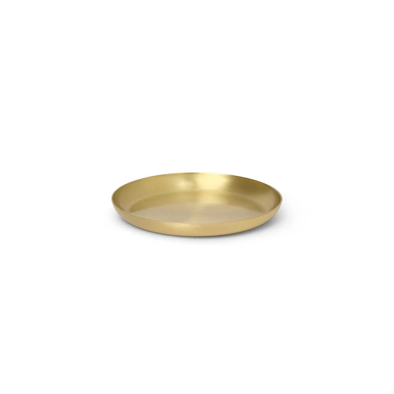 Basho Tray - Round / Brass - Ø 9.5 Cm - Ferm Living