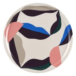 Berry Tray - / Wood - Ø 46 Cm - Marimekko