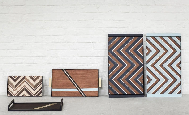 Charles Tray - 54 X 30 Cm - Wood & Metal - Serax - Image 3