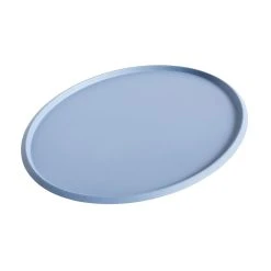 Ellipse XL Tray - / 47 X 37 Cm - Metal - Hay