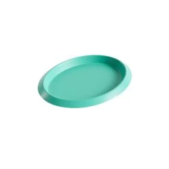 Ellipse XS Tray - / 16 X 12 Cm - Metal - Hay