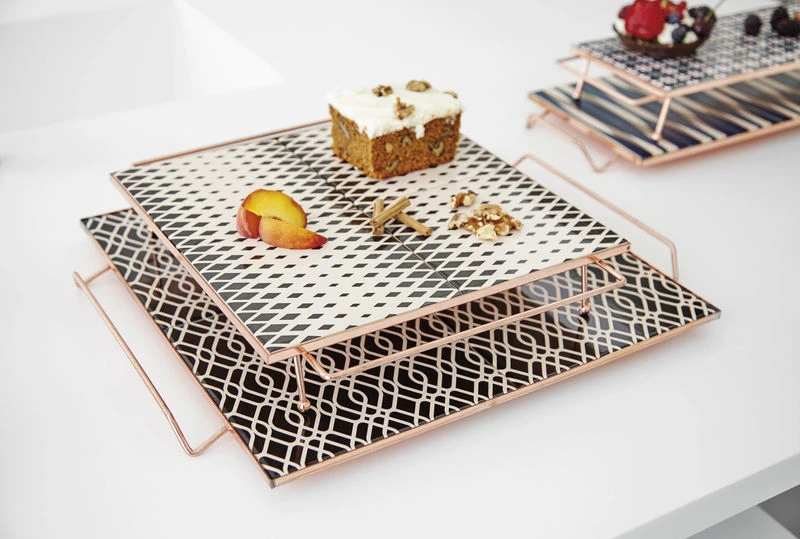 Mix&Match Tray - 40 X 40 Cm / Ceramic & Copper - Gan - Image 4