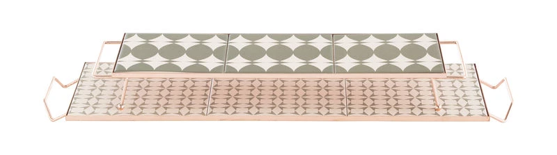 Mix&Match Tray - 45 X 15 Cm / Ceramic & Copper - Gan - Image 3