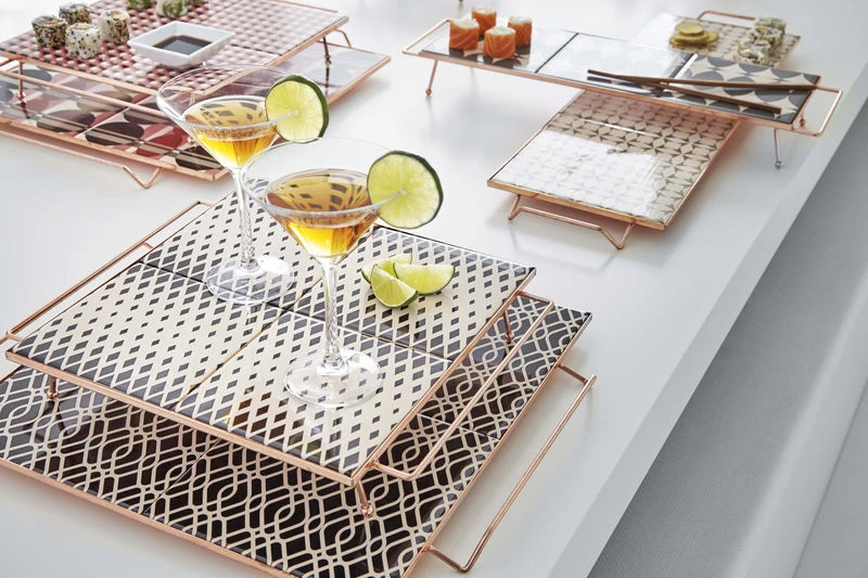Mix&Match Tray - 45 X 15 Cm / Ceramic & Copper - Gan - Image 4