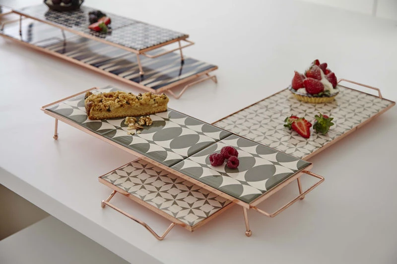Mix&Match Tray - 45 X 15 Cm / Ceramic & Copper - Gan - Image 5