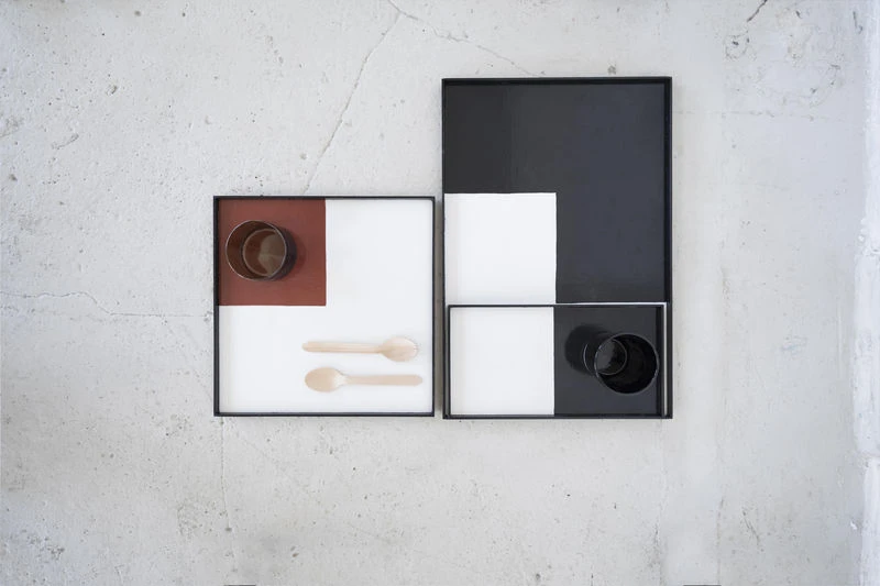 Tray - / Wood - 30 X 30 Cm - Serax - Image 4