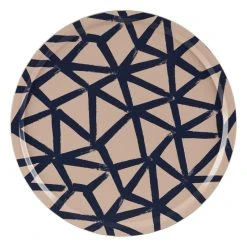 Ukkospilvi Tray - / Wood - Ø 46 Cm - Marimekko